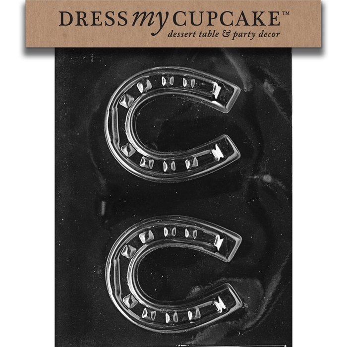 Dress My Cupcake Chocolate Candy Mold, Horseshoe
