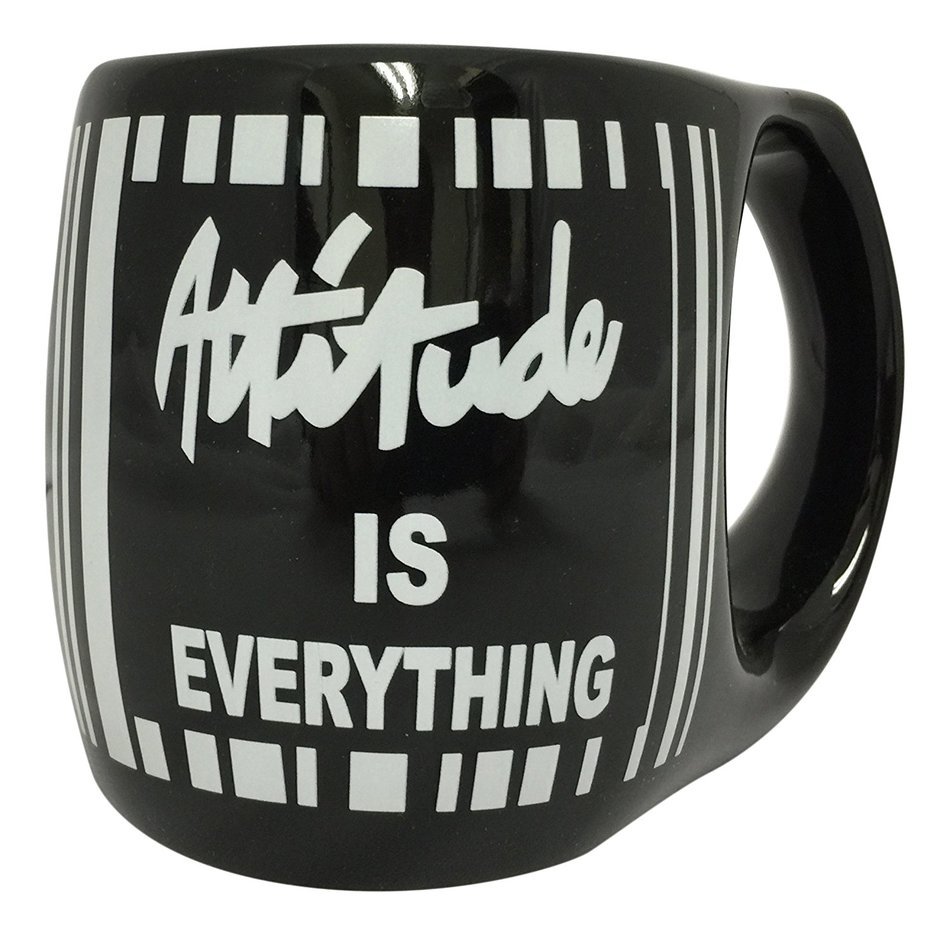 Creative Motion "Attitude is Everything" Mug, Black