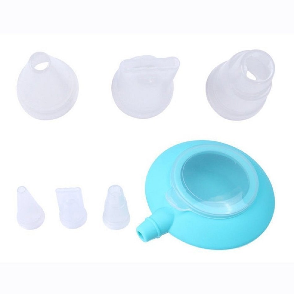 Singwing Blue Mini Silicone Macaron Baking Pan with 3 Nozzles Kit Set for Cream Cake Decorator Muffin Dessert N6