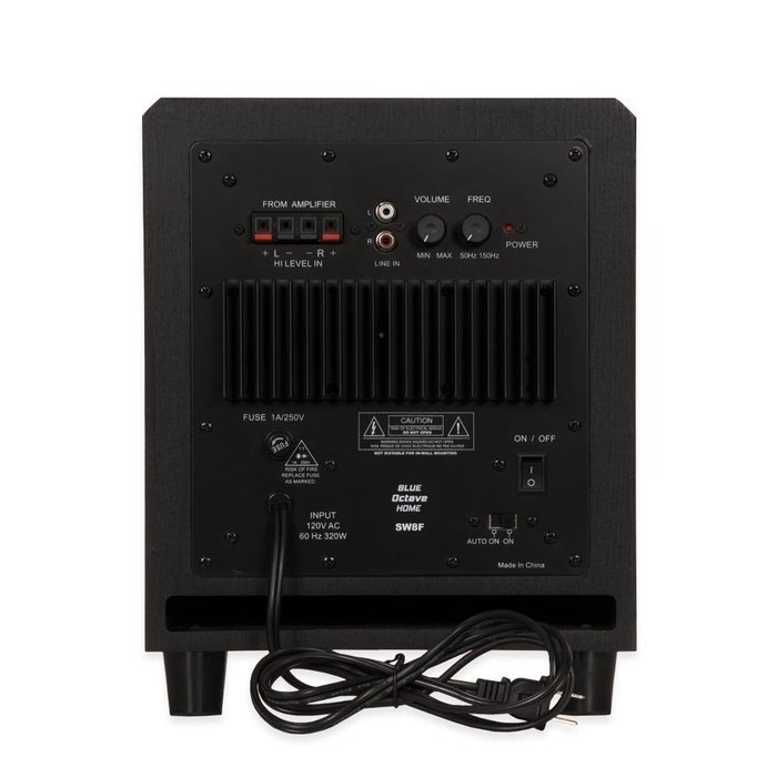 Blue Octave Home SW8F Subwoofer (Black) N2