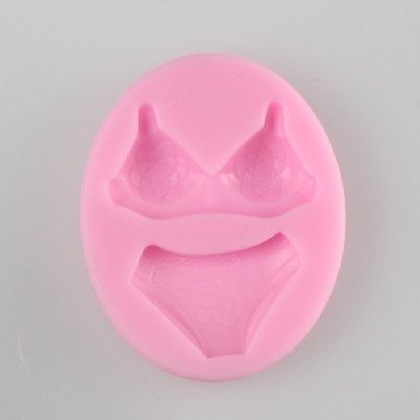 Y&XL&H The Bikini Shaped Fondant Cake Chocolate Silicone Mold, Decoration Tools Bakeware N4