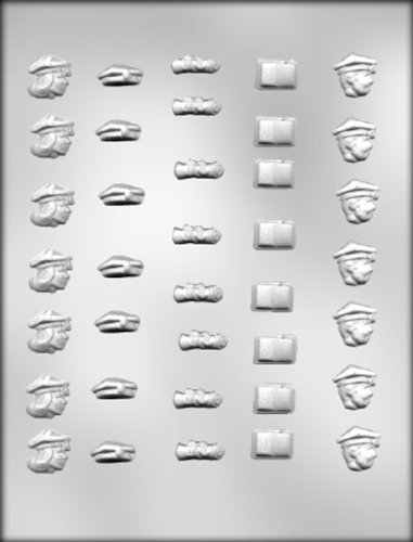 CK Products Mini Graduation Lay-ons Chocolate Mold