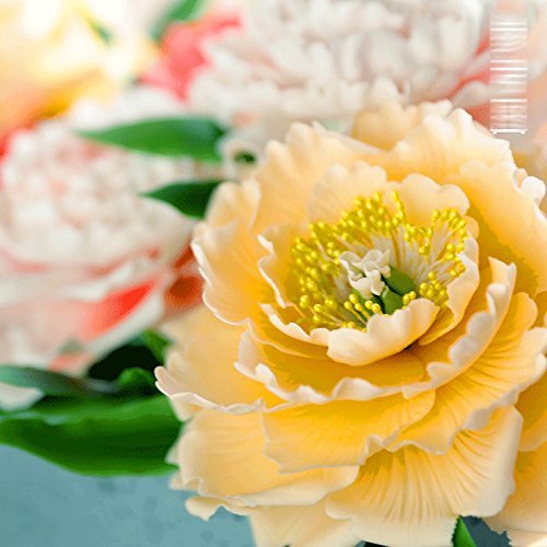 Anyana 4pcs set Peony Flower Petals Stainless Steel Cookie Cutter Cake Mould Tool Kitchen Tool Sugar Paste Baking... N9