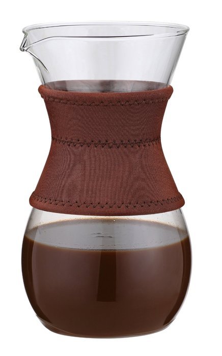 Osaka Pour-Over Drip Brewer, 6 Cup (27 oz) Glass Carafe with Permanent Stainless Steel Filter "Itsukushima" N5