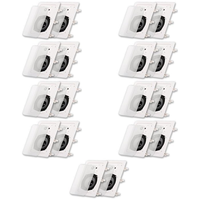 Acoustic Audio CS-IW530 In Wall Speakers 3 Way Home Theater 4500 Watt 9 Pair Pack CS-IW530-9PR