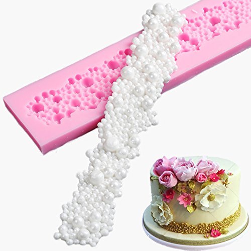 Joinor Silicone Chocolate Fondant Cake Decorating Molds Round Pearls Bubbles Moulds Candy Making Kit N3