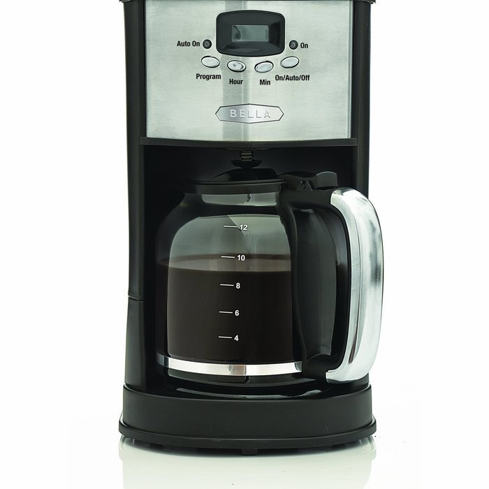 BELLA LINEA Collection 12 Cup Programmable Coffee Maker, Color Red 14108 N9