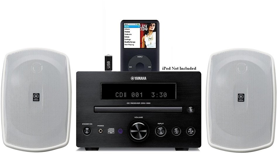 Yamaha Natural Sound Micro Home Theater Receiver Sound System with Integrated iPod Docking Station, High Quality... N3