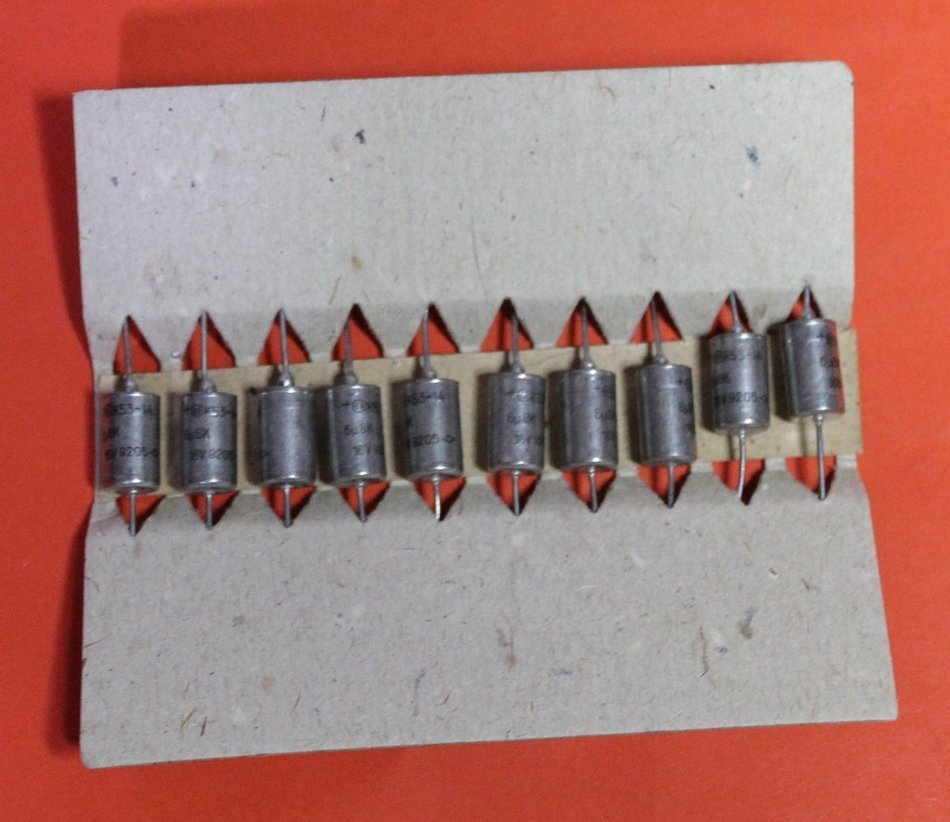 Capacitor tantalum K53-14 16V 6.8uF USSR 50 pcs