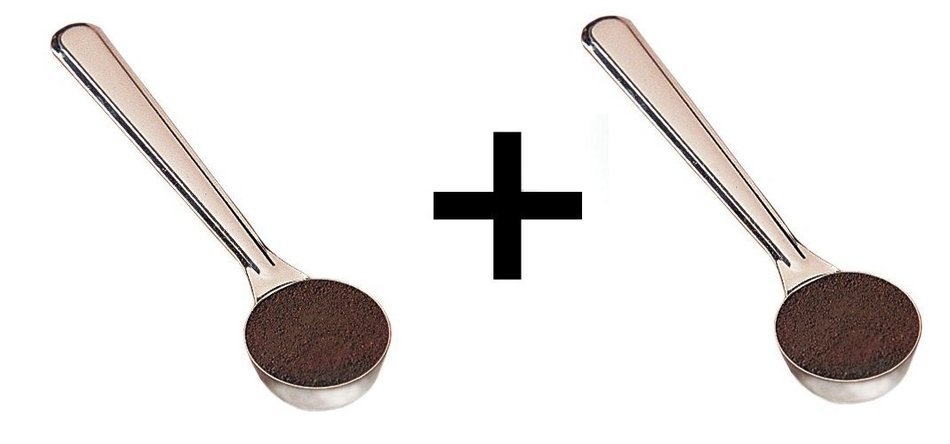 Espresso Supply Stainless Steel Doser Scoop, 1-Ounce
