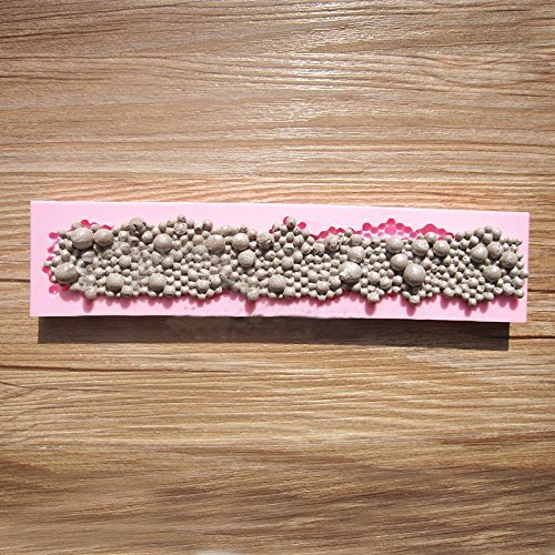 Generic Baking Tool Fondant Sugarcraft Round Pearls Bubbles Cake Decorating Mould Mold N4