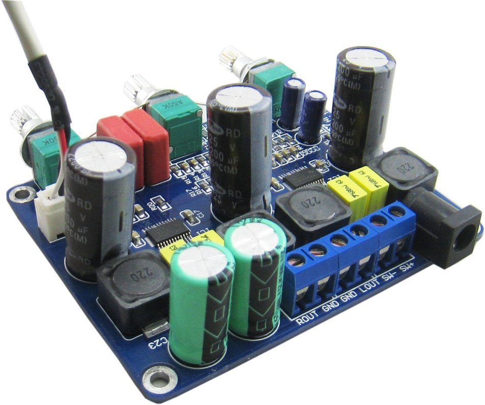 Yeeco Original TPA3123 2.1 Car Digital Amplifier Board DC 12-24V Super Bass 20Wx2 Output DIY Audio Stereo Computer... N2