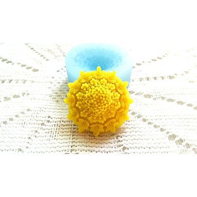 Y&XL&H Bakeware Silicone Flower Baking Molds for Fondant Candy Chocolate Cake (Random Colors) N10