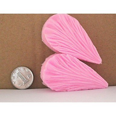 Y&XL&H 3D Leaf Fondant Cake Chocolate Resin Clay Candy Silicone Mold,L5.5mW3cmH1.2cm N4