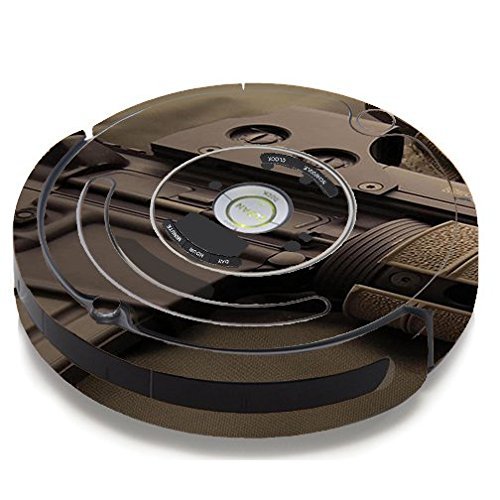 Skin Decal Vinyl Wrap For IRobot Roomba 650 655 Vacuum / AR Rifle Clip