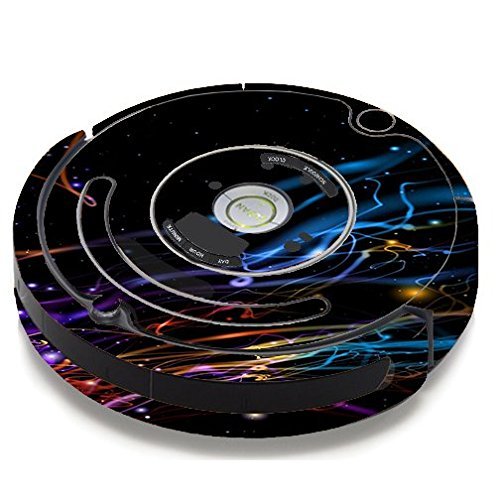 Skin Decal Vinyl Wrap For IRobot Roomba 650 655 Vacuum / Light Ripples