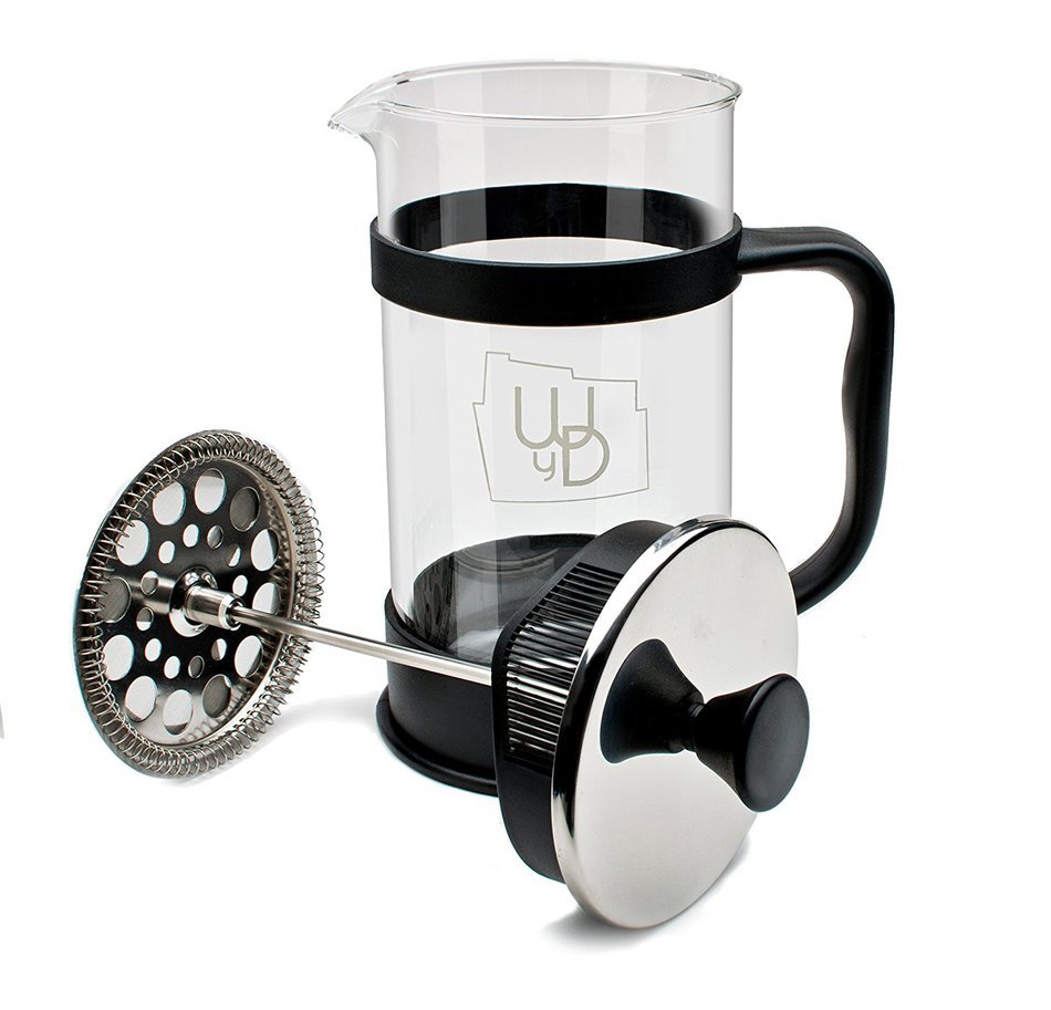 French Press Coffee Maker - Heat Resistant Glass & Stainless Steel of 1 Liter or 8 Cups of the Most Tasting Coffee! N3