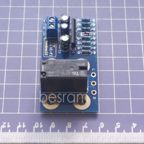 Dual track UPC1237 Stereo Speaker Protection complete Board DC Protection