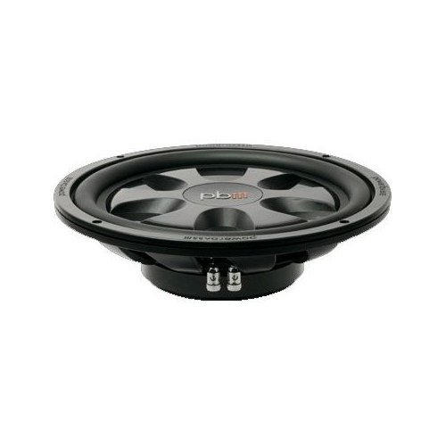Powerbass S12TD 12-Inch Dual 4 Ohm Thin Subwoofer