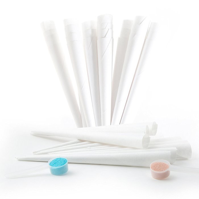 The Candery Cotton Candy Floss Sugar Kit &ndash;Raspberry Blue, Vanilla Pink and Strawberry Flavors (11 oz. Jars), 50... N2