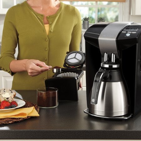 Mr. Coffee Optimal Brew 12-Cup Thermal Coffeemaker, BVMC-SCTX91WM N2 ...