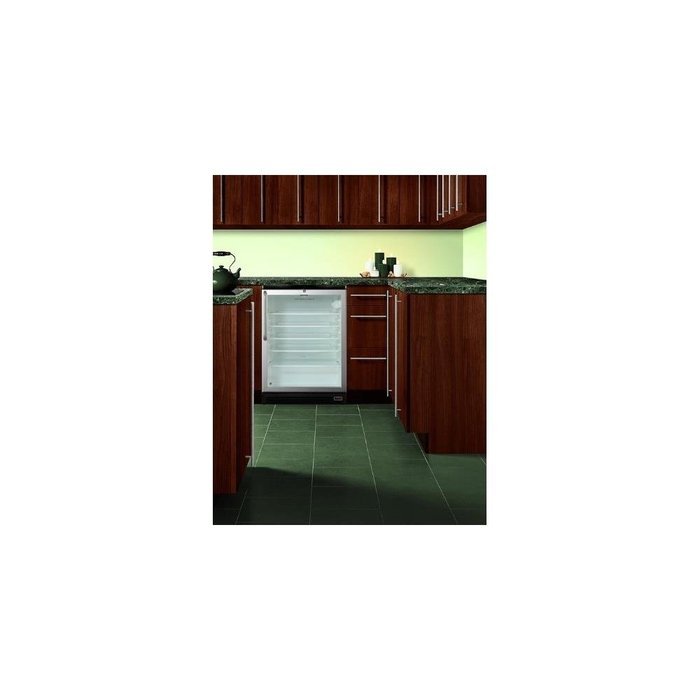 Summit SCR600BLBIPUBTB: Commercially approved built-in glass door refrigerator for red wine and ale storage, with... N2