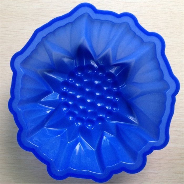 FLY Round Flower Silicone Cake Mold Decorating Mould Cake Pan For Baking