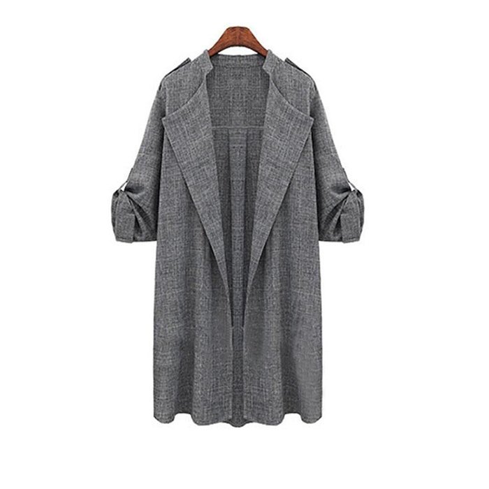 Windbreaker,Morecome Womens Trench Coat Long Cloak Jackets Overcoat Cardigan N2
