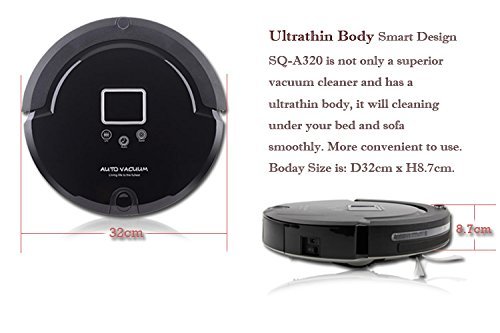 Intelligent A320 Robot Vacuum Cleaner with Sweep, Vacuum, Mop and Sterilize 4 In 1 Robotic Aspirador