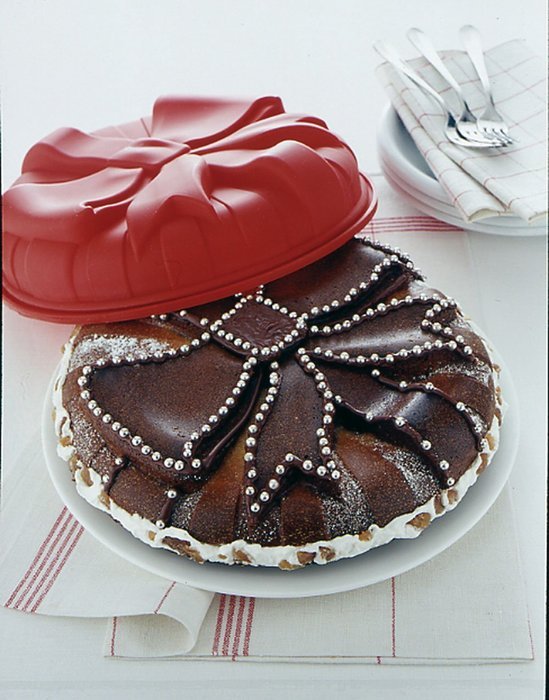 Silikomart Silicone Fancy and Function Bakeware Collection Cake Pan, Ornamental N12