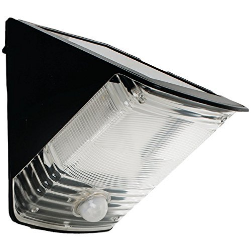 New MAXSA INNOVATIONS 40236 Solar-Powered Motion-Activated Wedge Light (Black)