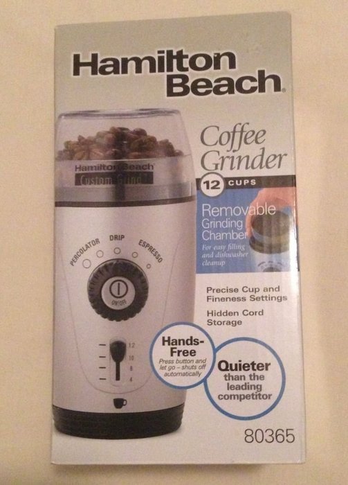 Hamilton Beach 12 Cup Coffee Grinder N3