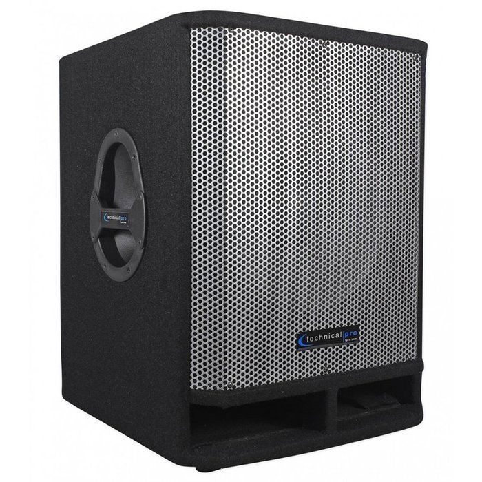 Technical Pro THUMP15 Carpeted 15" Passive Subwoofer with Built-In Crossover N2