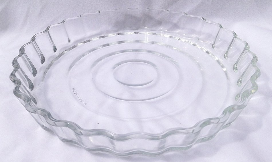 Lancaster Glass Clear Glass 10" Decorative Quiche Dish