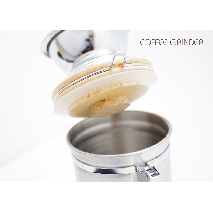 Stainless Steel Manual Coffee Mill Grinder, 12oz N4