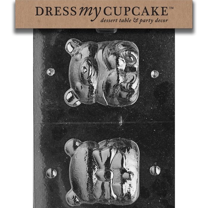 Dress My Cupcake DMCA025 Chocolate Candy Mold, 3D Large Teddy Bear