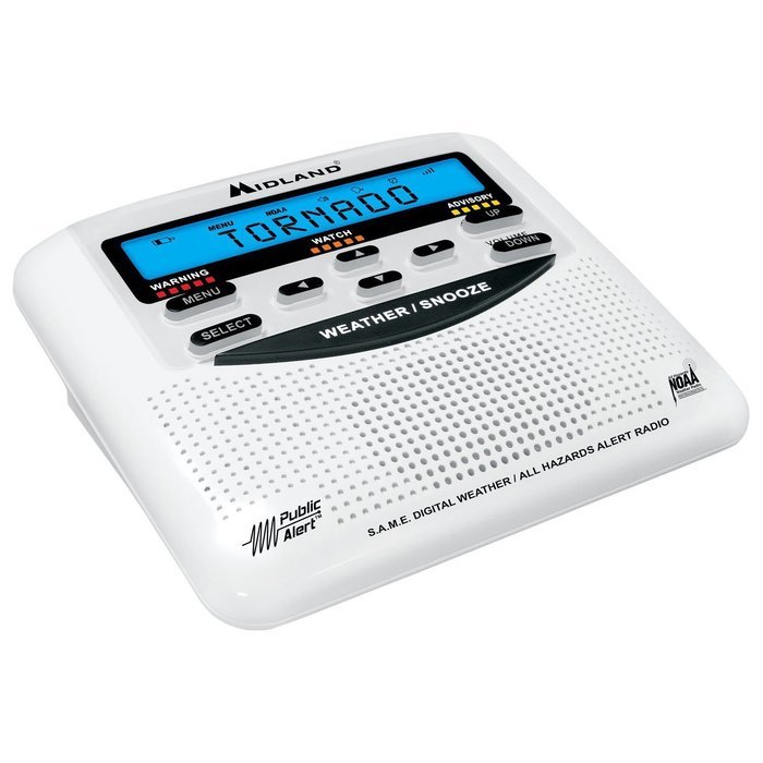 MROWR120B - Midland WR120 Desktop Weather Alert Radio N4