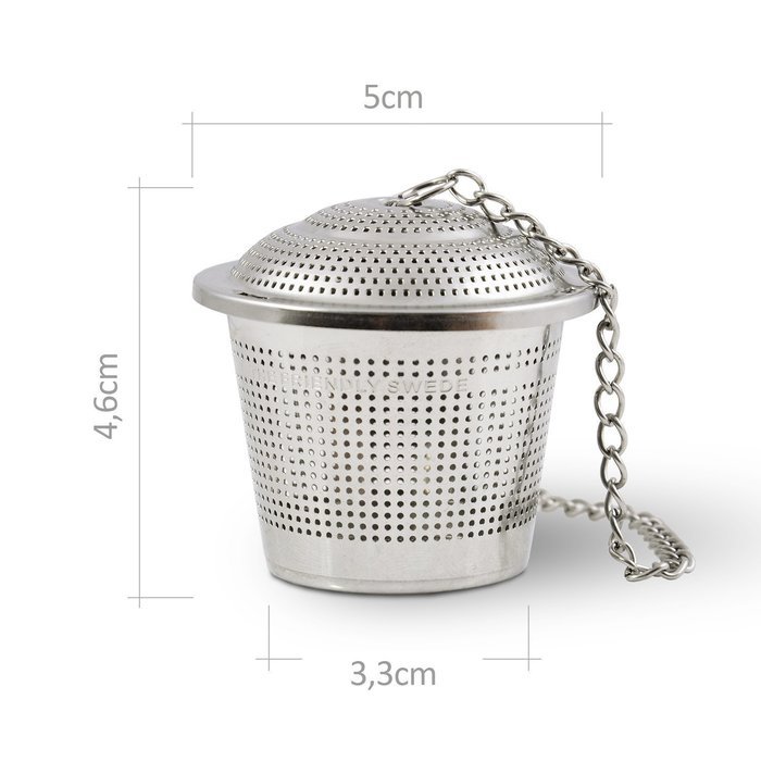 Fangfang Extra Fine Loose Leaf Tea Infuser Stainless Steel Filter with Extended Chain (1) N3