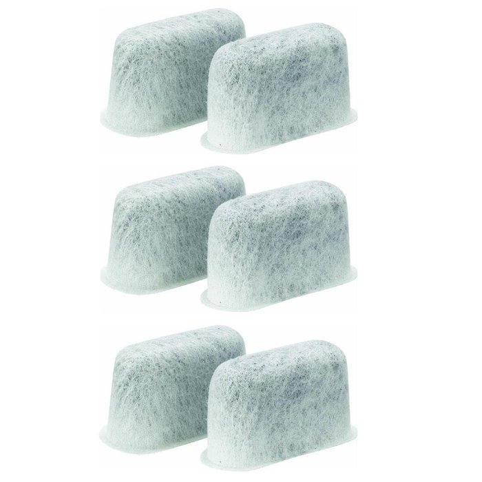 SPREAD - Pack of 6 Premium Charcoal Water Filters Designed for Cuisinart Coffee Makers. N6