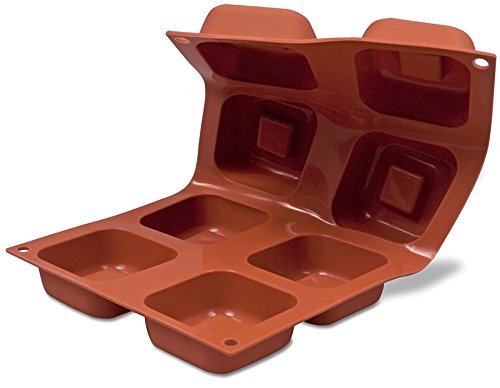 Pavoni Orange Non Stick Square Savarin N3