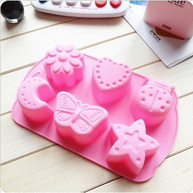 Y&XL&H Fashiom Silicone Cake Decorating Bakeware Mold Soap Chocolate Kitchen Cooking Tools Food Dessert Making...