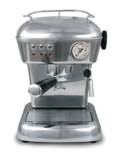 Ascaso DR.118 Dream 16-Bar-Pump Espresso Machine, Polished Aluminum