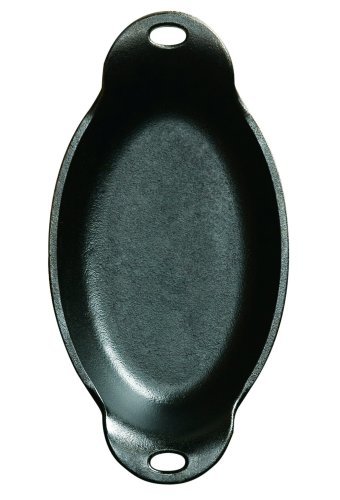 Lodge LMSOV Oval Mini Server, Black, 9-Ounce