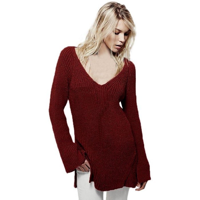 Pullover Sweater,Morecome Women Long Sleeve Pullover Loose Sweater Jumper Tops N15