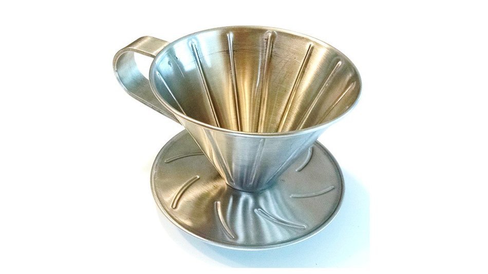 CoffeeWerks Pour Over Coffee Dripper (Set of 2) Stainless Steel N2
