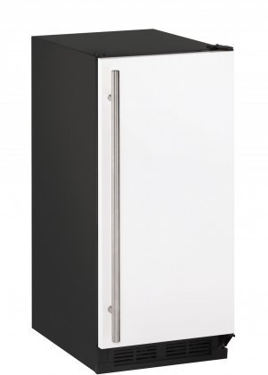 U-Line UBI1215W00B 15" 1000 Series Freestanding and Built-In Ice Maker with 25 lbs., in White
