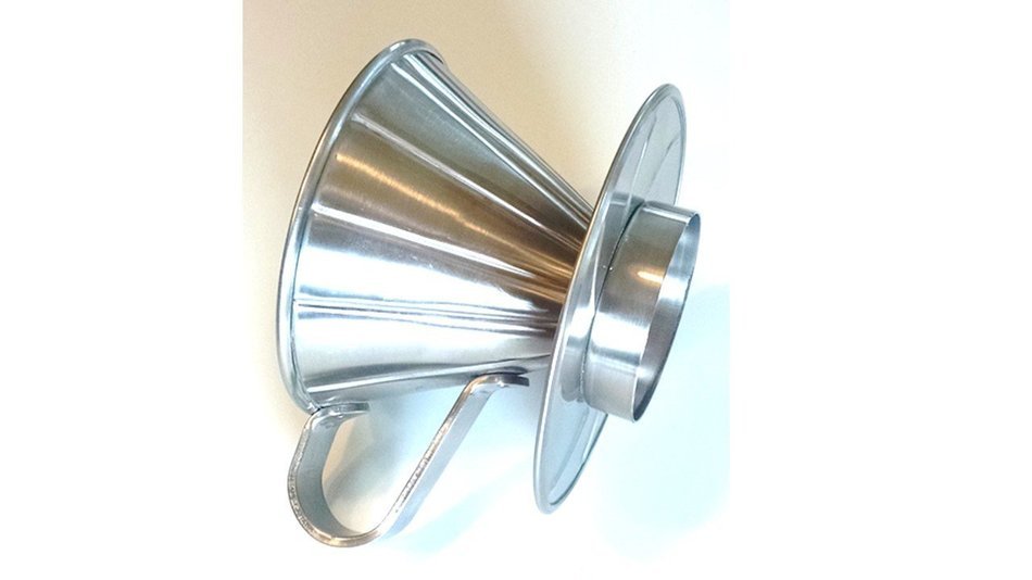 CoffeeWerks Pour Over Coffee Dripper (Set of 2) Stainless Steel N4