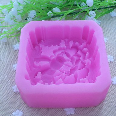 Y&XL&H Bee Flowers Handmade Soap Mold Fondant Cake Chocolate Silicone Mold, Decoration Tools Bakeware N6