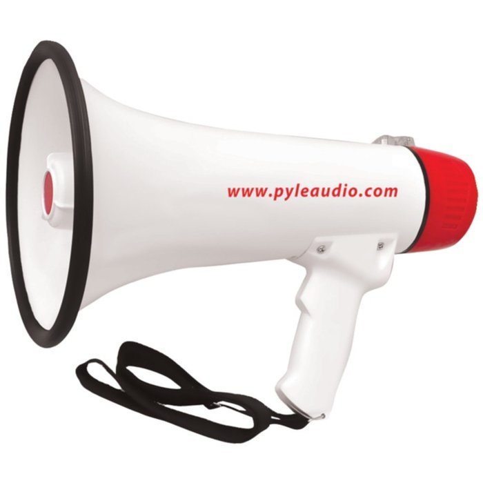 Pyle Pro PMP48IR 40W Professional Megaphone/Bullhorn - White/Red Consumer Electronics