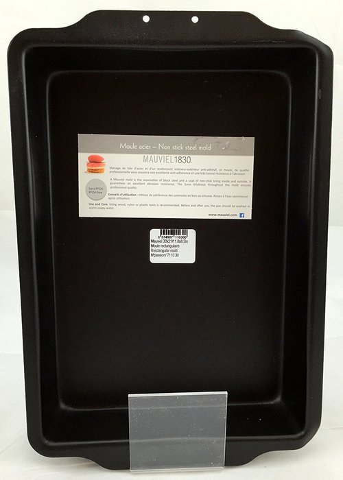 Mauviel 1830 Rectangular Non Stick Rectangular Steel Mold